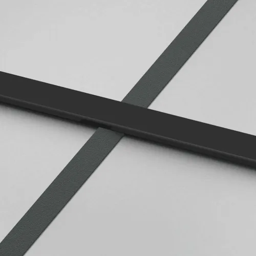 Klizna vrata s priborom crna 102,5 x 205 cm kaljeno staklo - Crna i mat 102.5 x 205 cm (200 cm sliding rail) Mreže 4 x 2 Cijena
