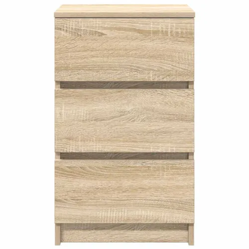 Noćni ormarić s 3 ladice sonoma hrast 39x35x65 cm - sonoma hrast 1 Cijena