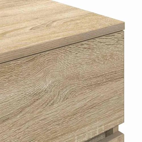 Noćni ormarić s 3 ladice sonoma hrast 39x35x65 cm - sonoma hrast 1 Cijena