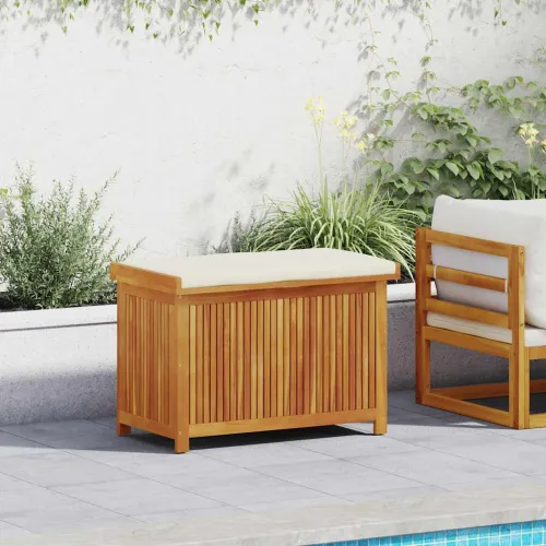 Vanjska kutija za jastuke 90x50x60,5 cm masivno drvo bagrema - Krem bijela 90 x 50 x 60.5 cm Krem bijela 90 x 50 x 60.5 cm Cijena