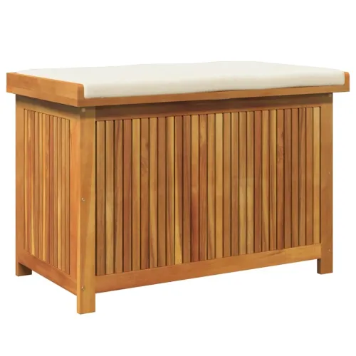 Vanjska kutija za jastuke 90x50x60,5 cm masivno drvo bagrema - Krem bijela 90 x 50 x 60.5 cm Krem bijela 90 x 50 x 60.5 cm Cijena