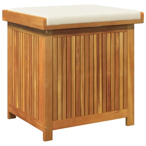 Vanjska kutija za jastuke 60x50x61 cm masivno drvo bagrema - Krem bijela 60 x 50 x 61 cm Krem bijela 60 x 50 x 61 cm Cijena