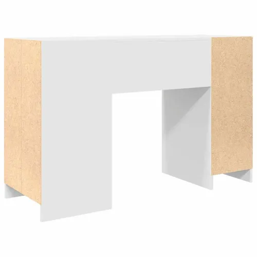 Stol Bijeli 120x42x76 cm Konstruirano drvo - Bijela Cijena