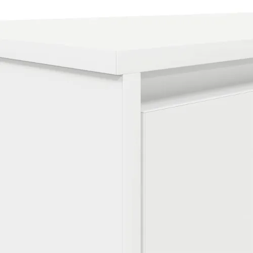 Stol Bijeli 120x42x76 cm Konstruirano drvo - Bijela Cijena