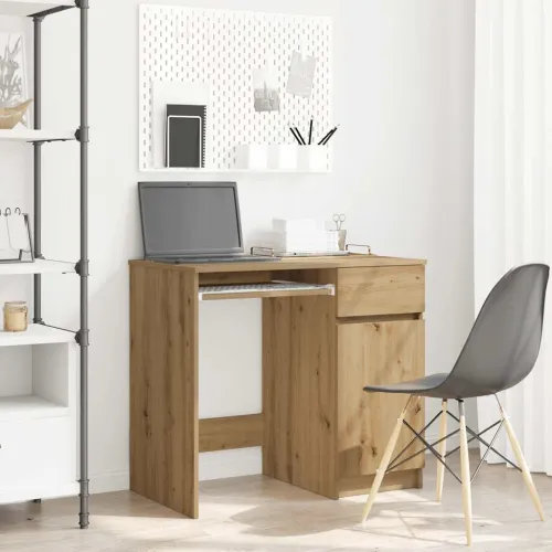 Stol Artisan hrast 86x49x76 cm konstruirano drvo - hrast artisan Cijena