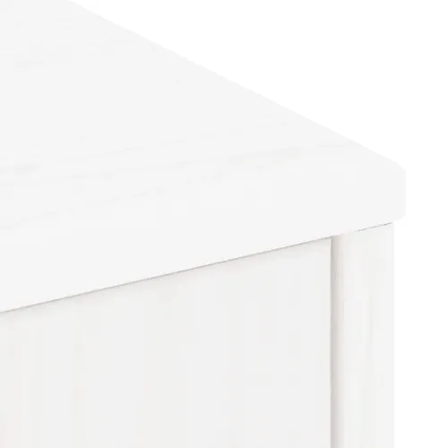 Bočni ormarići 4 kom ODDA bijeli 40x24x79 cm puno drvo bor - Bijela 1 8 polica 2 ladice Bijela Cijena