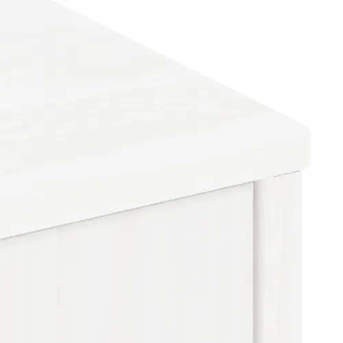 Bočni ormarići 5 kom ODDA bijeli 40x24x79 cm puno drvo bor - Bijela 1 9 polica 3 ladice Bijela Cijena