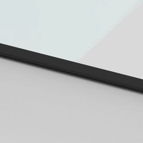 Klizna vrata s priborom crna 76 x 205 cm kaljeno staklo - 76 x 205 cm (213 cm sliding rail) Cijena