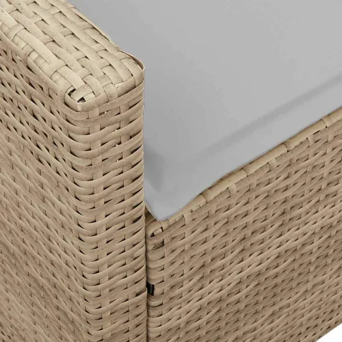 Vrtna sofa s jastucima bež poliratan - bež i svjetlosiva 5-seater + 2x corner 1 Cijena