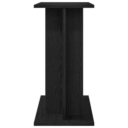 Stalak za akvarij crni hrast 60x30x60 cm inženjerski drvo - Crni hrast 60 x 30 x 60 cm Cijena