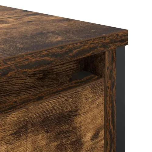 Kupaonski ormarić za Lavabo - Umivaonik s ladicama 90x34,5x60 cm - Dimljeni hrast Cijena