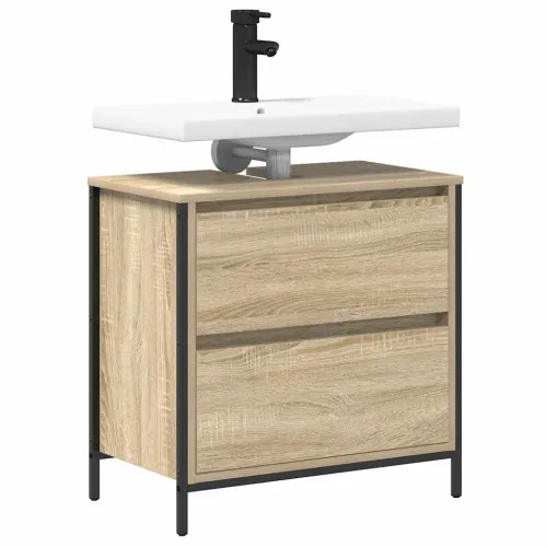 Kupaonski ormarić za Lavabo - Umivaonik s ladicama 90x34,5x60 cm - sonoma hrast 1 Cijena