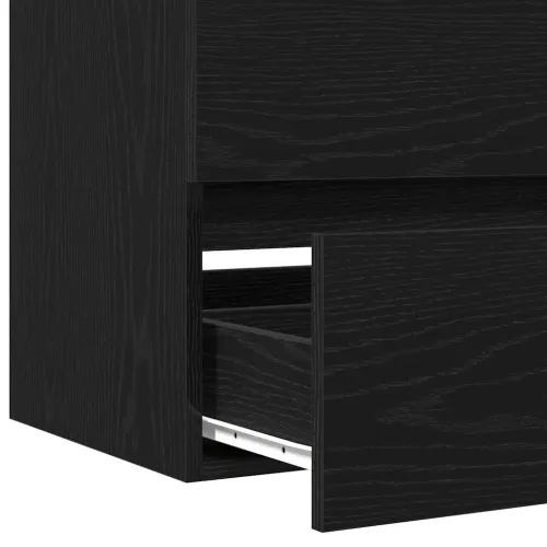 Ormarić za sudoper crni hrast 100x38,5x45 cm konstruirano drvo - Crni hrast 100 x 38.5 x 45 cm Cijena