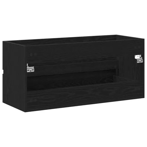 Ormarić za sudoper crni hrast 100x38,5x45 cm konstruirano drvo - Crni hrast 100 x 38.5 x 45 cm Cijena