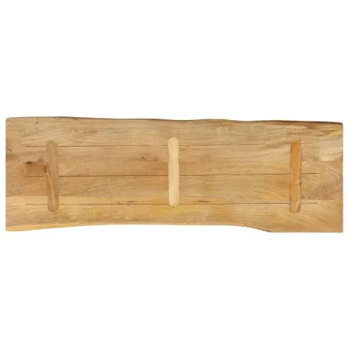 Stolna ploča 110x40x2,5cm od masivnog drva manga sa živim rubom - Drvo manga (prirodno) 110 x 40 cm 25 mm Cijena