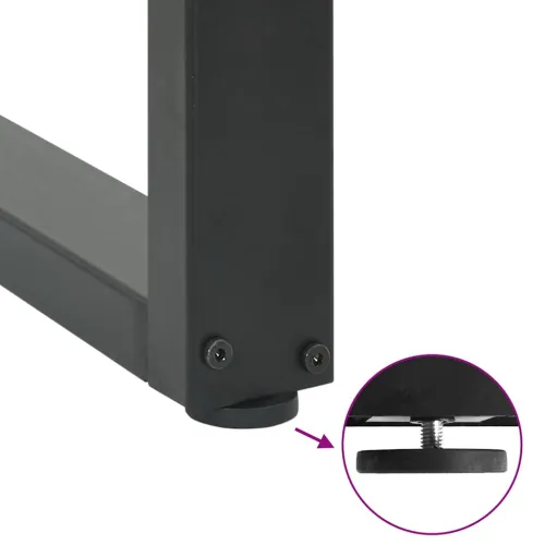 Noge za klub stolić U-oblik 2 kom antracit 40 x (30-31) cm čelik - Antracit 40 x (30-31) cm 2 Cijena