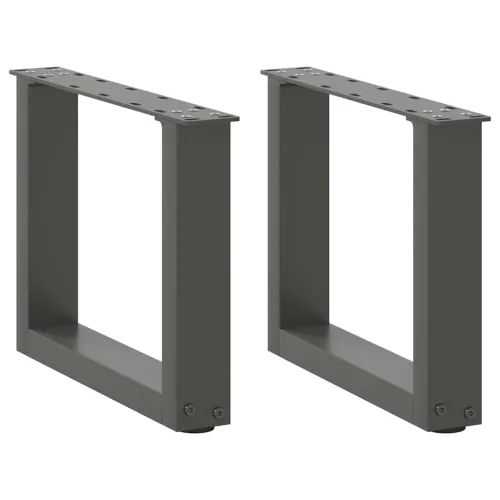 Noge za klub stolić U-oblik 2 kom antracit 40 x (30-31) cm čelik - Antracit 40 x (30-31) cm 2 Cijena