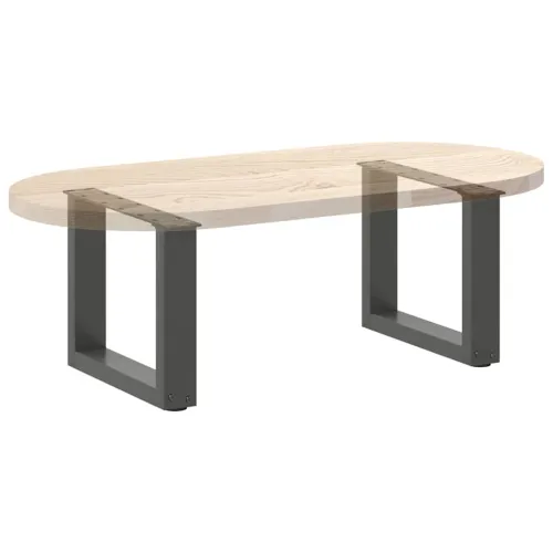 Noge za klub stolić U-oblik 2 kom antracit 40 x (30-31) cm čelik - Antracit 40 x (30-31) cm 2 Cijena
