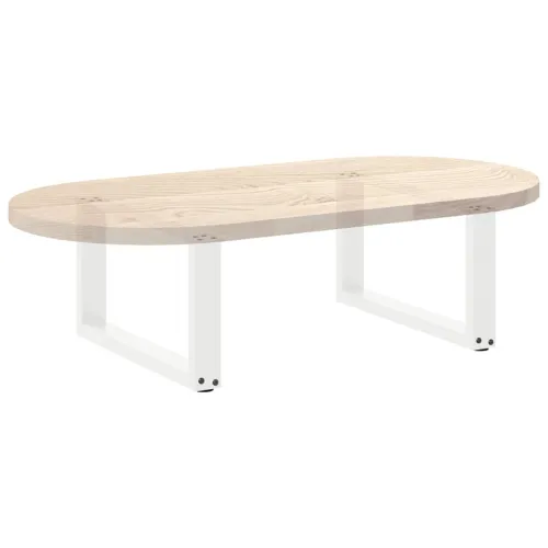 Noge za klub stolić U-oblik 2 kom Bijele 60 x (30-31) cm Čelik - Bijela 60 x (30-31) cm 2 Cijena