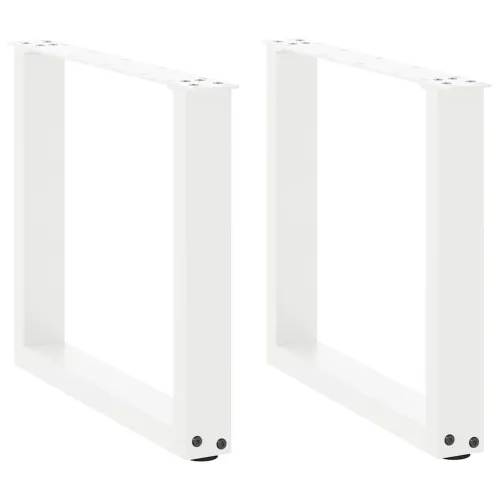 Noge za klub stolić U-oblik 2 kom Bijele 50 x (42-43) cm Čelik - Bijela 50 x (42-43) cm 2 Cijena