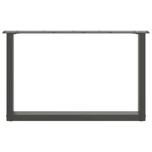 Noge za klub stolić U-oblik 2 kom antracit 60 x (42-43) cm čelik - Antracit 60 x (42-43) cm 2 Cijena