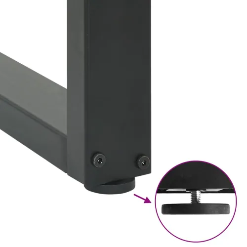 Noge za klub stolić U-oblik 2 kom antracit 60 x (42-43) cm čelik - Antracit 60 x (42-43) cm 2 Cijena