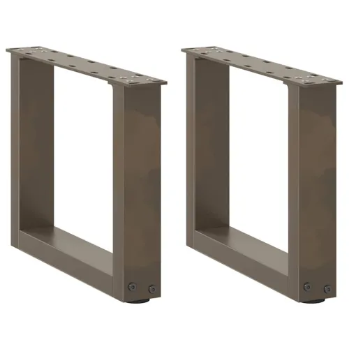 Noge za klub stolić U-oblik 2 kom Prirodni čelik 40 x (30-31) cm Čelik - Prirodna 40 x (30-31) cm 2 Cijena