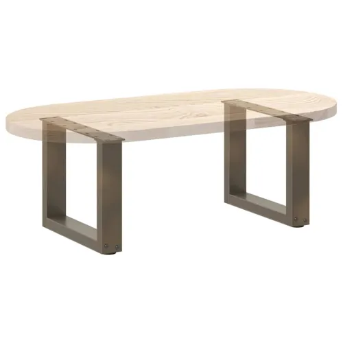 Noge za klub stolić U-oblik 2 kom Prirodni čelik 40 x (30-31) cm Čelik - Prirodna 40 x (30-31) cm 2 Cijena