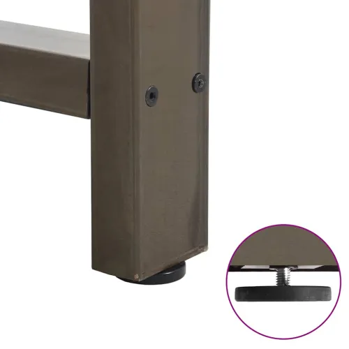 Noge za klub stolić prirodni čelik 2 kom 60 x (30-31) cm čelik - Prirodna 60 x (30-31) cm Cijena
