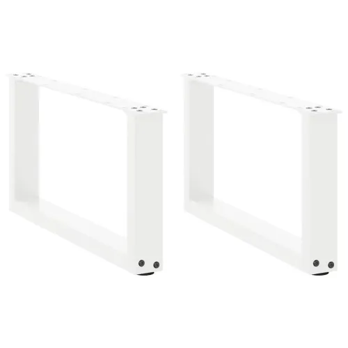 Noge za klub stolić U-oblik 2 kom Bijele 70 x (30-31) cm Čelik - Bijela 70 x (30-31) cm 2 Cijena