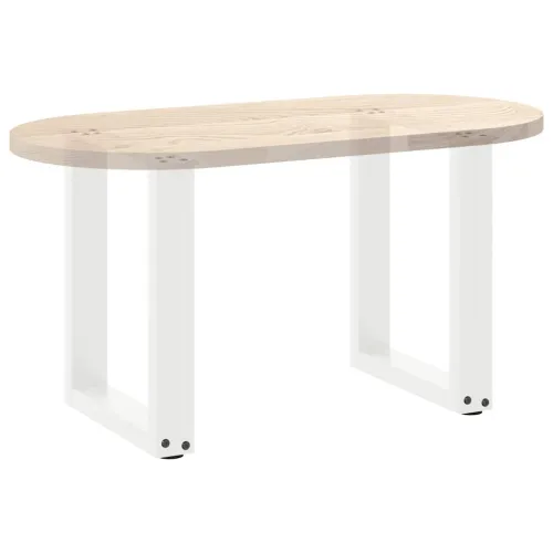 Noge za klub stolić U-oblik 2 kom Bijele 38 x (42-43) cm Čelik - Bijela 38 x (42-43) cm 2 Cijena