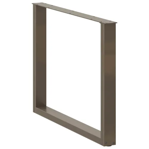 Noge za blagovaonski stol U-oblik 3 kom Prirodni čelik 100 x (72-73) cm Čelik - Prirodna 100 x (72-73) cm 3 Cijena