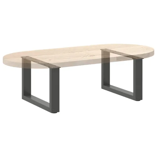 Noge za klub stolić U-oblik 2 kom antracit 50 x (30-31) cm čelik - Antracit 50 x (30-31) cm 2 Cijena