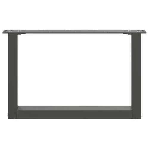 Noge za klub stolić U-oblik 2 kom antracit 50 x (30-31) cm čelik - Antracit 50 x (30-31) cm 2 Cijena