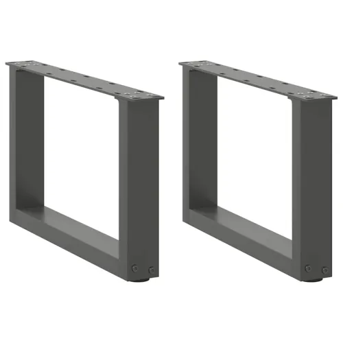 Noge za klub stolić U-oblik 2 kom antracit 50 x (30-31) cm čelik - Antracit 50 x (30-31) cm 2 Cijena