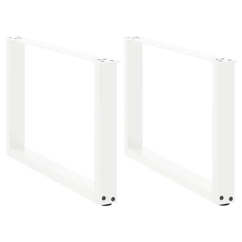 Noge za klub stolić U-oblik 2 kom Bijele 70 x (42-43) cm Čelik - Bijela 70 x (42-43) cm 2 Cijena