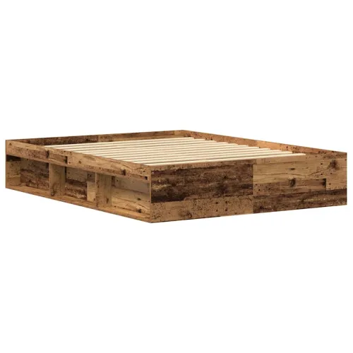 Okvir kreveta bez madraca staro drvo 150x200 cm - Staro drvo 150 x 200 cm Cijena