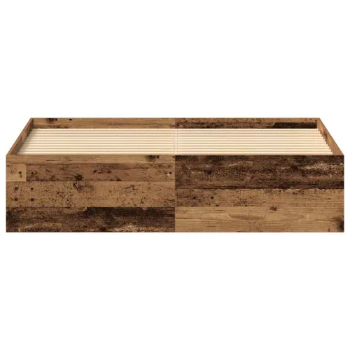 Okvir kreveta bez madraca staro drvo 150x200 cm - Staro drvo 150 x 200 cm Cijena