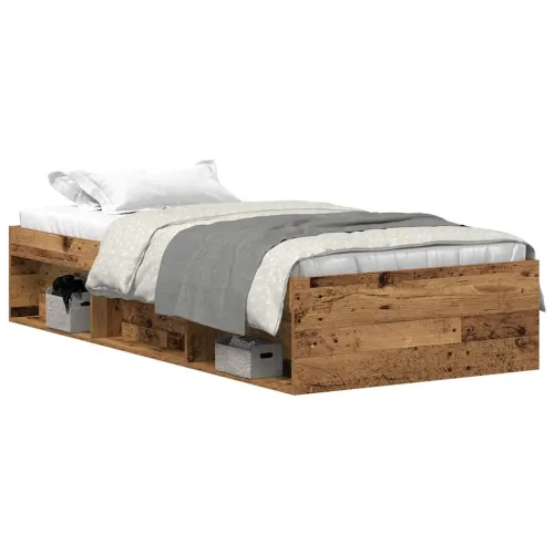 Okvir kreveta bez madraca staro drvo 75x190 cm - Staro drvo 75 x 190 cm Cijena