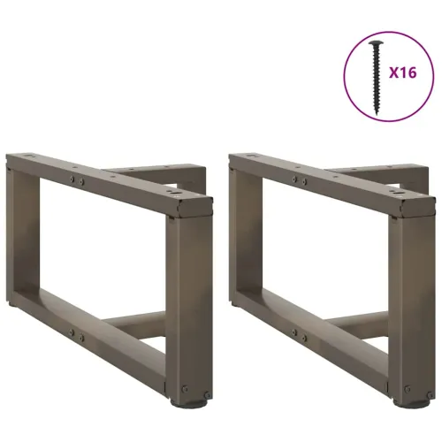 Noge za klub stolić T-oblika 2 kom Crne 70x25x(30-31) cm Čelik - Prirodna 70 x 25 x (30-31) cm Cijena