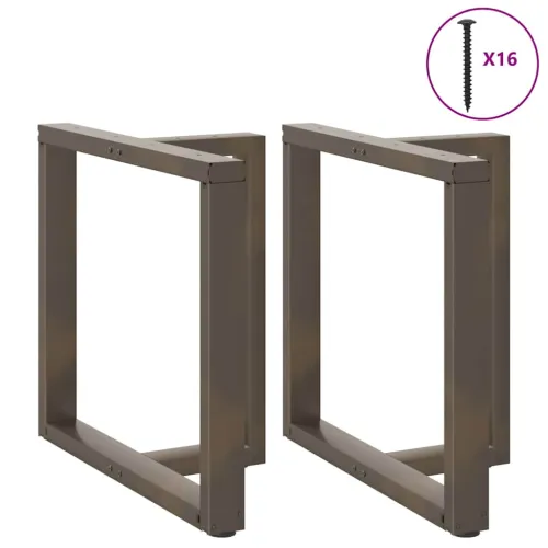 Noge za blagovaonski stol T-oblika 2 kom Crne 70x35x(72-73) cm Čelik - Prirodna 70 x 35 x (72-73) cm Cijena