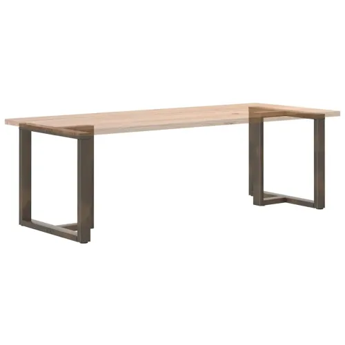 Noge za blagovaonski stol T-oblika 2 kom Crne 70x35x(72-73) cm Čelik - Prirodna 70 x 35 x (72-73) cm Cijena