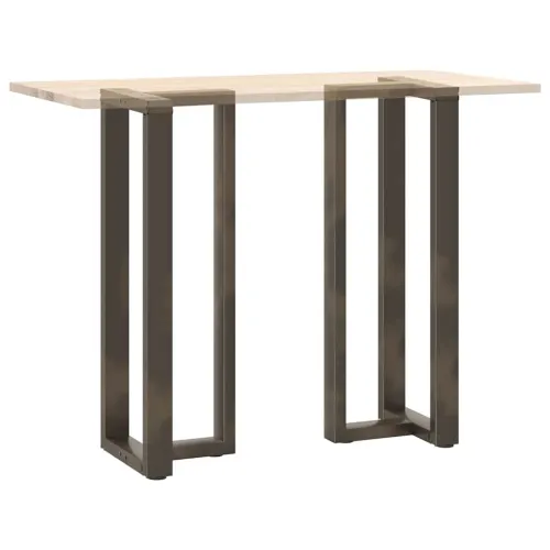 Noge za barski stol T-oblika 2 kom Crne 40x35x(110-111) cm Čelik - Prirodna 40 x 35 x (110-111) cm Cijena
