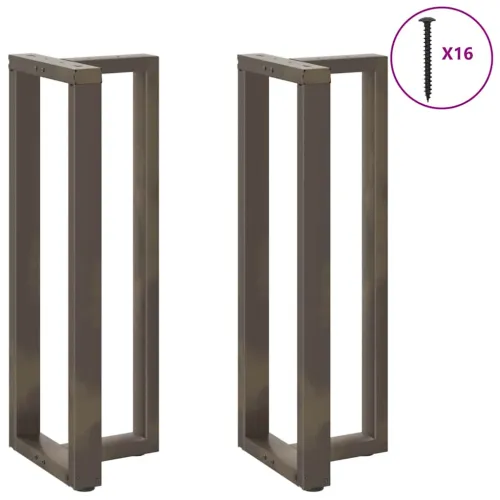 Noge za barski stol T-oblika 2 kom Crne 40x35x(110-111) cm Čelik - Prirodna 40 x 35 x (110-111) cm Cijena