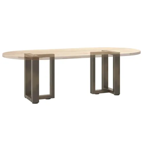 Noge za klub stolić T-oblika 2 kom Crne 28x25x(42-43) cm Čelik - Prirodna 28 x 25 x (42-43) cm Cijena