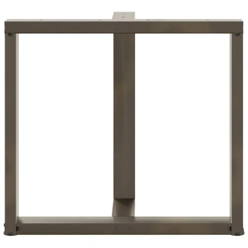 Noge za blagovaonski stol T-oblika 2 kom Crne 80x35x(72-73) cm Čelik - Prirodna 80 x 35 x (72-73) cm Cijena