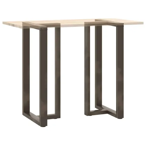 Noge za barski stol T-oblika 2 kom Crne 60x35x(110-111) cm Čelik - Prirodna 60 x 35 x (110-111) cm Cijena