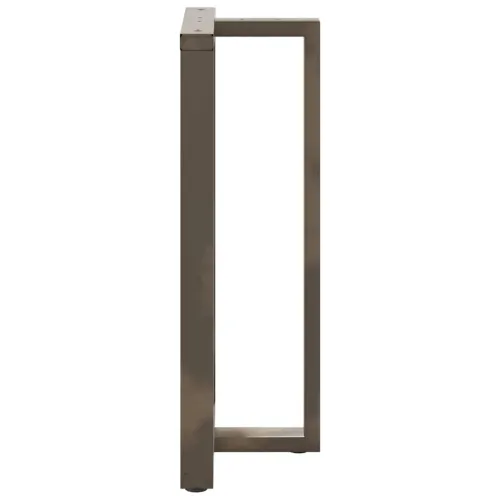 Noge za barski stol T-oblika 2 kom Crne 60x35x(110-111) cm Čelik - Prirodna 60 x 35 x (110-111) cm Cijena