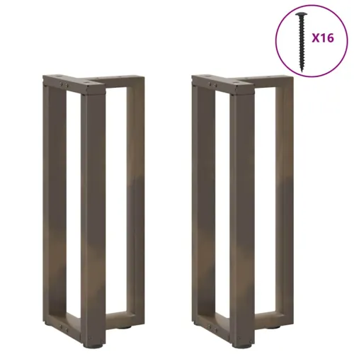 Noge za konzolni stol T-oblika 2 kom Crne 38x25x(72-73) cm Čelik - Prirodna 38 x 25 x (72-73) cm Cijena