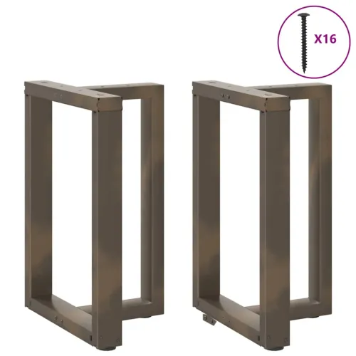 Noge za blagovaonski stol T-oblika 2 kom Crne 50x35x(72-73) cm Čelik - Prirodna 50 x 35 x (72-73) cm Cijena